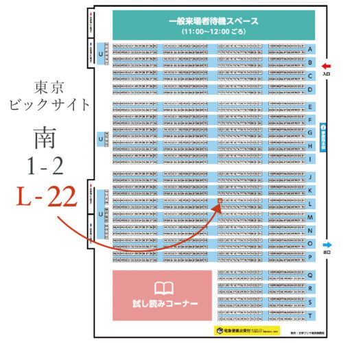 ビックサイト　出店位置